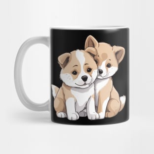 cute akita dog Mug